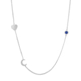 Meaningful Birthstone Curb Chain Necklace - Dana Seng Jewelry Collection