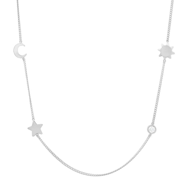 Meaningful Birthstone Curb Chain Necklace