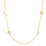 Meaningful Birthstone Curb Chain Necklace