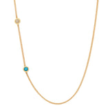 Meaningful Birthstone Curb Chain Necklace - Dana Seng Jewelry Collection
