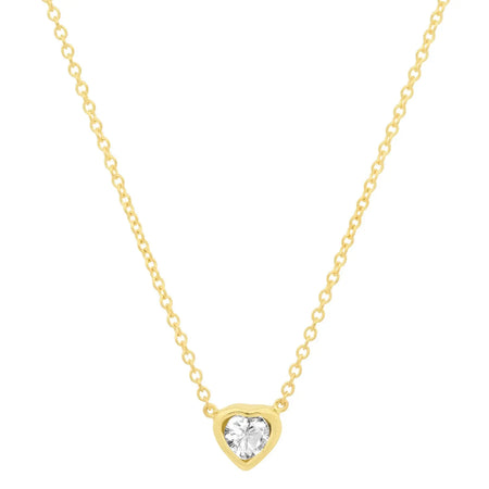Precious Heart-Shaped October Birthstone Necklace