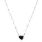 Precious Heart-Shaped September Birthstone Necklace - Dana Seng Jewelry Collection