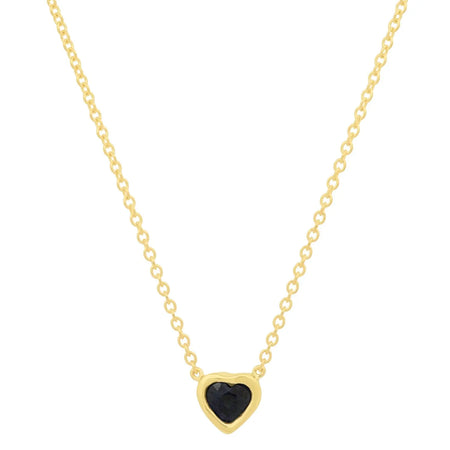 Precious Heart-Shaped October Birthstone Necklace