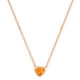 Precious Heart-Shaped November Birthstone Necklace - Dana Seng Jewelry Collection