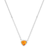 Precious Heart-Shaped November Birthstone Necklace - Dana Seng Jewelry Collection