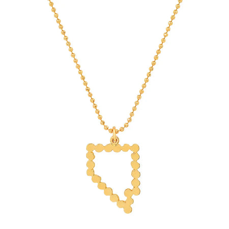 Three Star Dainty Gold Necklace