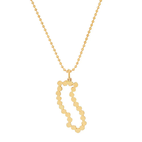 "My California Home State" Necklace - Dana Seng Jewelry Collection