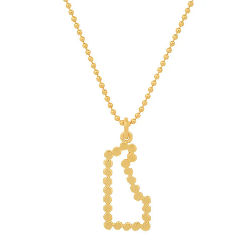 "My Delaware Home State" Necklace - Dana Seng Jewelry Collection