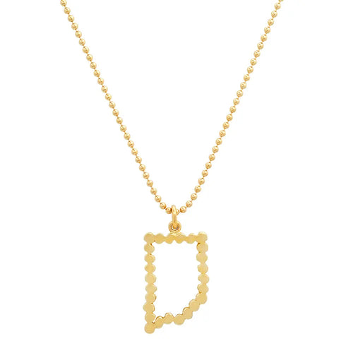 "My Indiana Home State" Necklace - Dana Seng Jewelry Collection