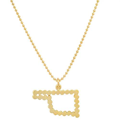 "My Oklahoma Home State" Necklace - Dana Seng Jewelry Collection