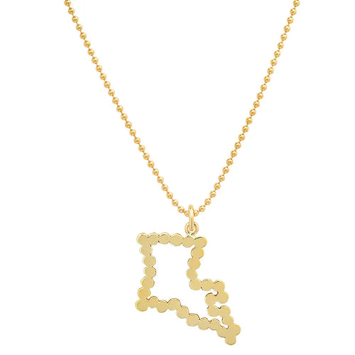 "My Louisiana Home State" Necklace - Dana Seng Jewelry Collection