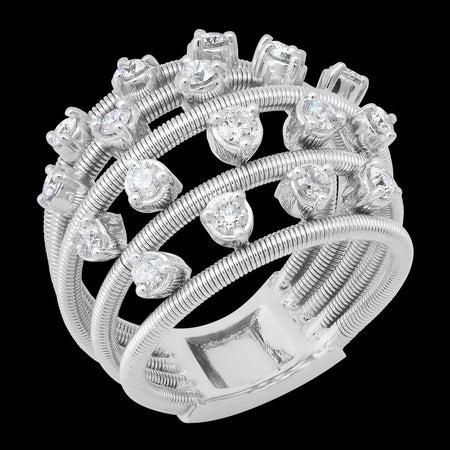 Distinctive Oval Diamond Ring