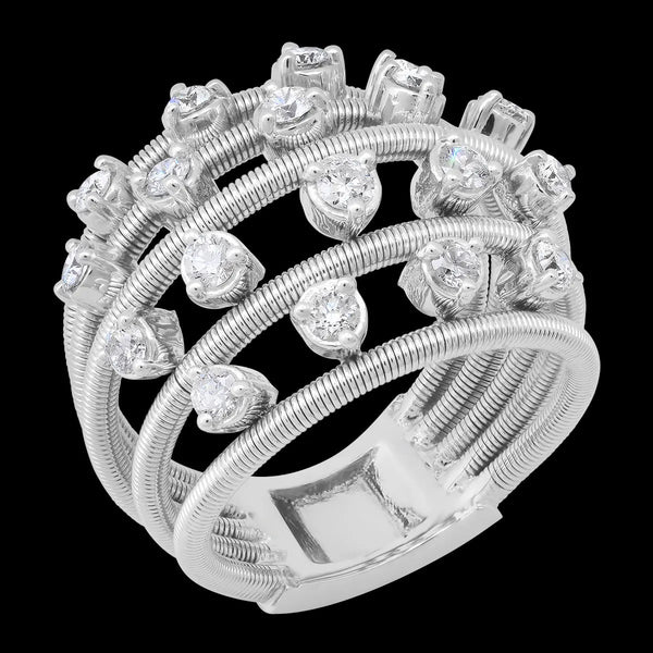 Sphere Shaped Diamond Ring - Dana Seng Jewelry Collection