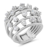 Sphere Shaped Diamond Ring - Dana Seng Jewelry Collection