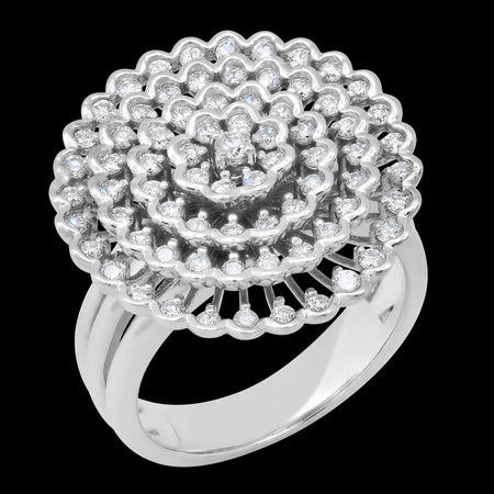 Distinctive Oval Diamond Ring