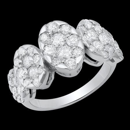 Flower Bouquet Diamond Ring