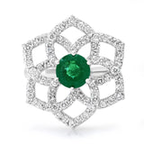 'My One & Only' Emerald Diamond Ring - Dana Seng Jewelry Collection