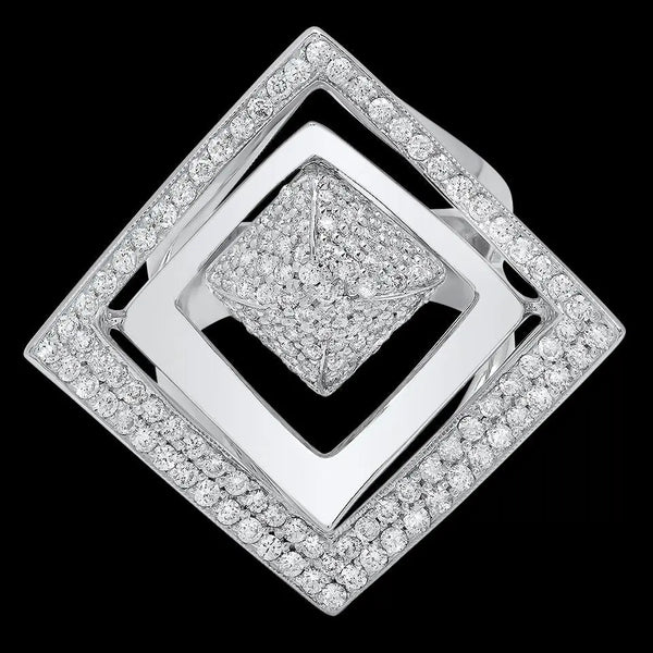 Abstract Sculpture Diamond Ring - Dana Seng Jewelry Collection
