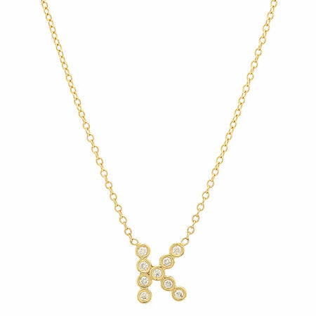 (6 Initials) DSJ's Signature Meaningful Multi Birthstone/Initial Necklace