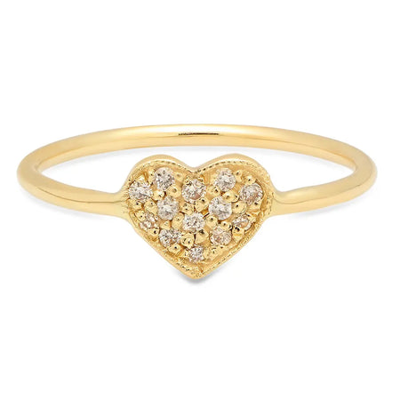 Dainty Square Twisted Gold Ring