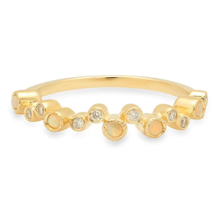 DSJ's Signature Meaningful Birthstone & Initial Ring