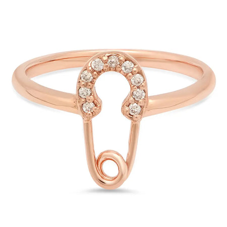 Dainty Square Twisted Gold Ring