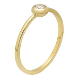 Simple Dot Diamond Ring