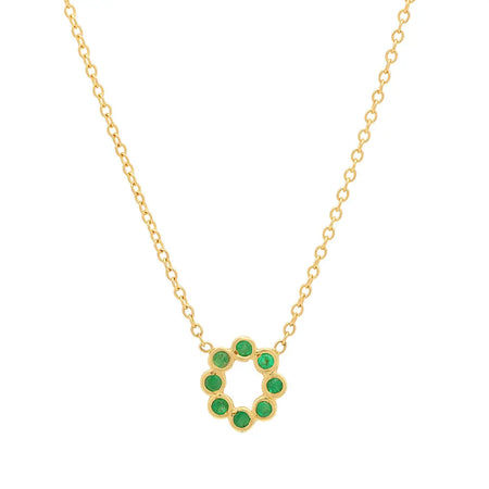 (6 Initials) DSJ's Signature Meaningful Multi Birthstone/Initial Necklace