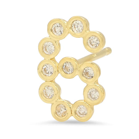 Gleams Of Happiness Chain Stud Earrings