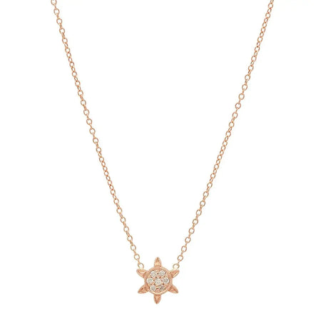 Tropical Star Fruit Diamond Necklace