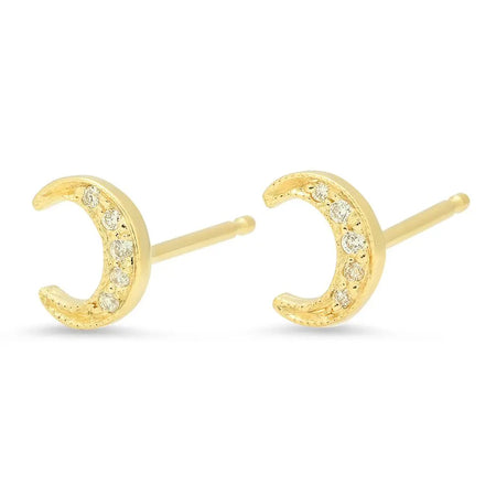 Simple Gold Stud Earrings