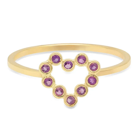 DSJ's Signature Meaningful Birthstone & Initial Ring