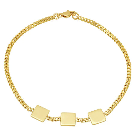 Custom-made Gold Chain Bracelet