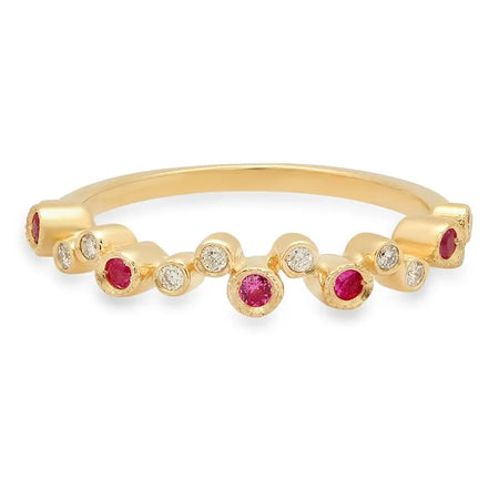 DSJ's Signature Meaningful Birthstone & Initial Ring