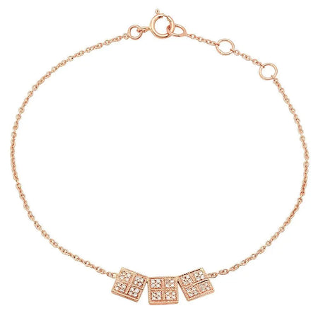 Rectangular Diamonds Bracelet