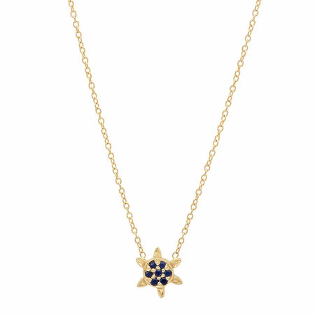 Tropical Star Fruit Diamond Necklace