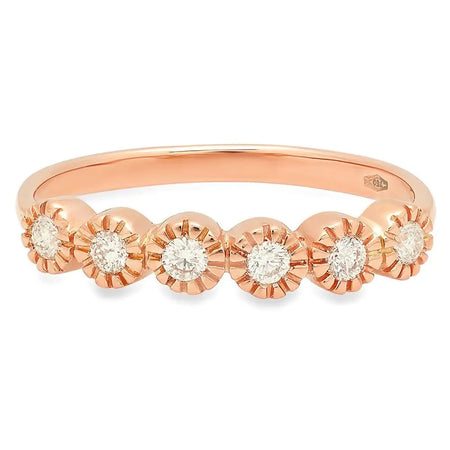 Dainty Square Twisted Gold Ring