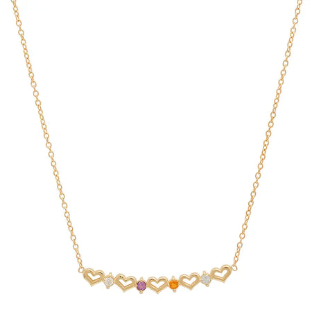 Heart & Soul Ruby Diamond Necklace