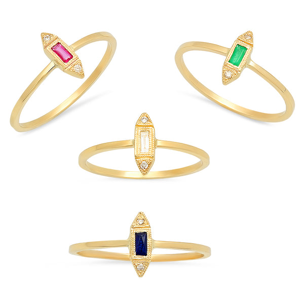 The Modest & Forever After Precious Gemstones Ring