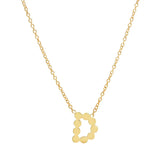 DSJ's Signature Meaningful Gold Initial Necklace