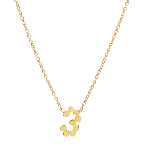 DSJ's Signature Meaningful Gold Number Necklace