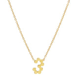 DSJ's Signature Meaningful Gold Number Necklace - Dana Seng Jewelry Collection