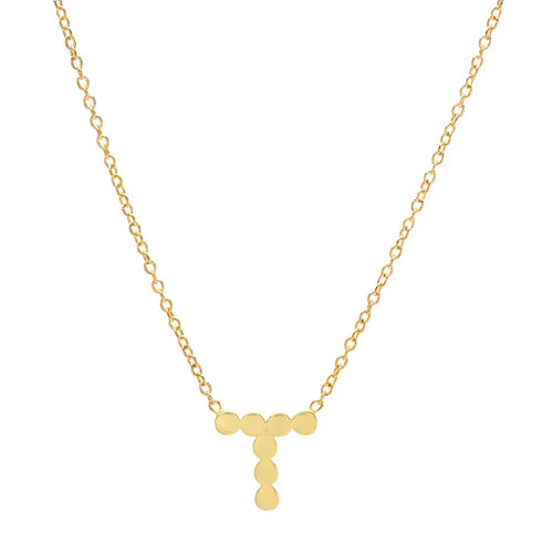 DSJ's Signature Meaningful Gold Initial Necklace - Dana Seng Jewelry Collection