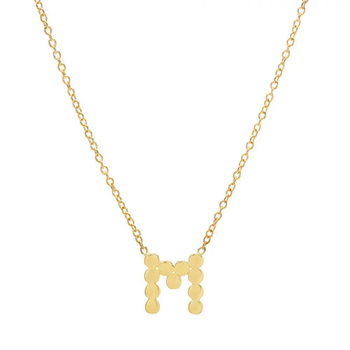 DSJ's Signature Meaningful Gold Initial Necklace - Dana Seng Jewelry Collection