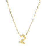 DSJ's Signature Meaningful Gold Number Necklace