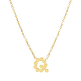 DSJ's Signature Meaningful Gold Initial Necklace - Dana Seng Jewelry Collection