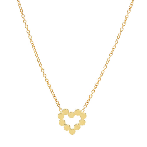 DSJ's Signature Meaningful Gold Heart Necklace