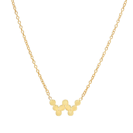DSJ's Signature Meaningful Gold "MA" Necklace