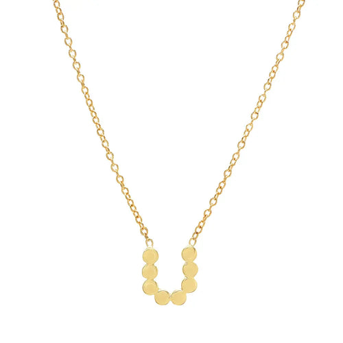 DSJ's Signature Meaningful Gold Initial Necklace - Dana Seng Jewelry Collection