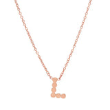 DSJ's Signature Meaningful Gold Initial Necklace - Dana Seng Jewelry Collection